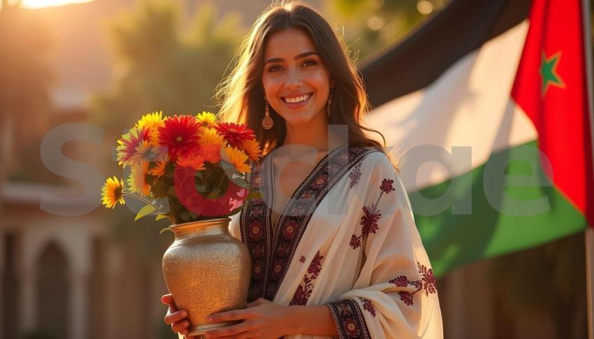Radiant Smile and Vibrant Hues