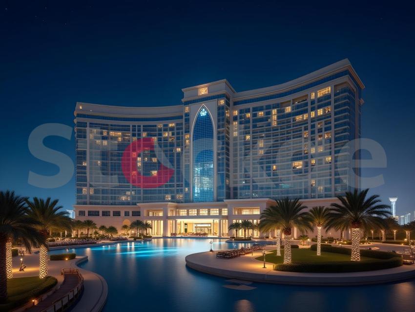 Nighttime Hotel Luxury